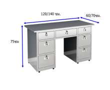 โต๊ะทำงานสแตนเลส,โต๊ะวางคอมพิวเตอร์สแตนเลส,โต๊ะสแตนเลสมีลิ้นชัก, 0