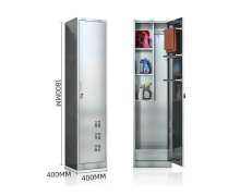 ตู้เก็บอุปกรณ์ทำความสะอาดสแตนเลส ขนาด 40*40*180 ซม. เกรด304 หนา 0.9มิล
