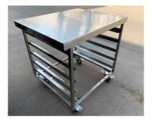 โต๊ะวางเตาอบพร้อมชั้น8ชั้น ขนาด 600*600 สูง 90 ซม. 0