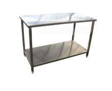 โต๊ะสแตนเลส2ชั้น ใช้ห้องปฎิบัติการ ขนาด 1000*500*750 mm 0