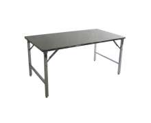 โต๊ะสแตนเลสขาพับได้ โต๊ะสแตนเลส เกรด 304 ไทย ขนาด 70*120*75 ซม.