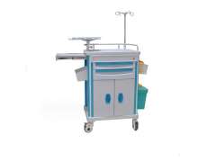 รถเข็นทางการแพทย์ Emergency Cart รถเข็นหัตถการ รถเข็นฉุกเฉิน รถเข็นทำแผล ABS ขนาด 625*475*950mm. ราคา 18000 บาท  ขนาด 750*475*950mm. ราคา 20000 บาท ขนาด 850*520*950 mm.  ราคา 22000 บาท