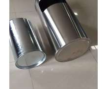 ถังขยะสแตนเลสมีที่เขี่ยบุหรี่ทรงกลมขนาด 30 สูง 61 ซม. มีถังใส่ขยะด้านใน (ขนาด 12 นิ้ว สูง 24 นิ้ว)