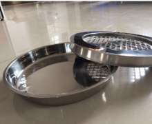 ถังขยะสแตนเลสมีที่เขี่ยบุหรี่ทรงกลมขนาด 30 สูง 61 ซม. มีถังใส่ขยะด้านใน (ขนาด 12 นิ้ว สูง 24 นิ้ว)