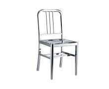 เก้าอี้สแตนเลสมีพนักพิง  L46*W40*H85 ซม. 0