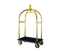 รถเข็นกระเป๋ากรงนกสีทองเหลือง รุ่น CW-089-3-1-2 ขนาด 700*1150*1940 mm. 0