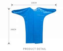 ผ้ากันเปื้อนในไลน์ผลิต GMP คลีนรูม สีขาว,สีฟ้า