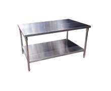โต๊ะสแตนเลส2ชั้น ขนาด 75*150*80 ซม. 0
