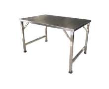 โต๊ะพับสแตนเลสเกรด304 ขนาด1000*800 สูง 910 mm