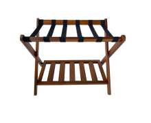 ที่วางกระเป๋าเดินทางใช้ในโรงแรม รุ่น CW-033-5 สีโอ๊ด ขนาด กางแล้ว  43*67 สูง 51 ซม