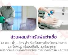 น้ำยาฆ่าเชื้อโรค น้ำยาทำความสะอาดยับยั้งแบคทีเรียแบบเข้มข้น 22 มัลติ-ควอท แซนิไทเซอร์ 22 MULTI-QUAT SANITIZER 2 ลิตร