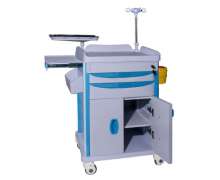 รถเข็นทางการแพทย์ ABS 5ลิ้นชัก ขนาด 625*475*930 mm.