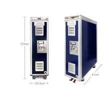 รถเข็นอาหารบนเครื่องบิน ขนาด 301*810*1030 mm