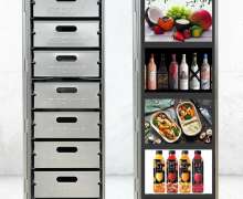 รถเข็นอาหารบนเครื่องบิน ขนาด 301*810*1030 mm