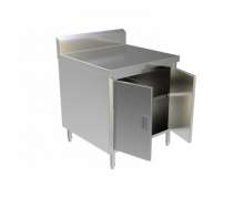 ตู้สแตนเลส Cabinet Stainless ทำด้วยสแตนเลส เกรด 304 หนา 1.2 มิล มีขาปรับ ด้านในมีชั้นวางของ ปรับ-ขึ้น-ลงได้  สั่งทำตามขนาดลูกค้าได้ 0