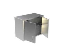 ตู้สแตนผนัง Cabinet Stainless ทำด้วยสแตนเลส เกรด 304 หนา 1.2 มิล ด้านในมีชั้นวางของ ปรับ-ขึ้น-ลงได้  สั่งทำตามขนาดลูกค้าได้ 0