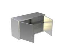 ตู้สแตนผนัง Cabinet Stainless ทำด้วยสแตนเลส เกรด 304 หนา 1.2 มิล ด้านในมีชั้นวางของ ปรับ-ขึ้น-ลงได้  สั่งทำตามขนาดลูกค้าได้ 0