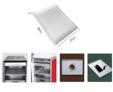 ถาดพลาสติกใช้กับรถเข็นอาหารบนเครื่องบิน 27*38*2.3 ซม.