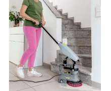 เครื่องขัดพื้นบันได เครื่องขัดพื้นเคาเตอร์ Kärcher BD 17/5 C Stair Cleaner
