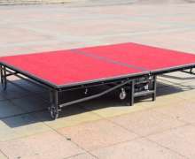ขนาด 1220*2440 สูง 410-610 mm. เวทีสำเร็จรูปจัดเลี้ยงเก็บพับเคลื่อนที่ได้ ขนาด 1220*2440 สูง 410-610 mm
