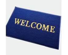 พรมดักฝุ่น สำเร็จรูปมีข้อความwelcome ขนาด50*70ซม.