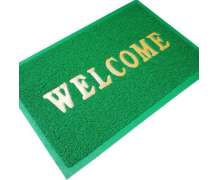 พรมดักฝุ่น สำเร็จรูปมีข้อความwelcome ขนาด50*70ซม.