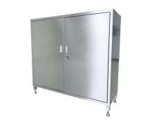 ตู้สแตนเลสมีชั้นด้านในปรับได้ ขนาด  1200*400*1100mm สั่งทำตามขนาดลูกค้าได้
