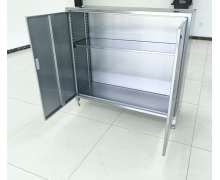 ตู้สแตนเลสมีชั้นด้านในปรับได้ ขนาด  1200*400*1100mm สั่งทำตามขนาดลูกค้าได้