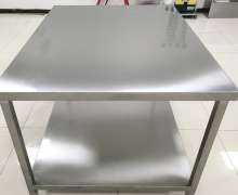 โต๊ะสแตนเลส2ชั้น ขนาด 1200*800*800mm