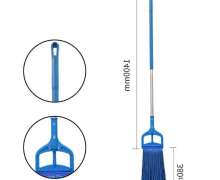 ไม้ม็อบถูพื้น 8 นิ้ว (wet mop)สีน้ำเงินใช้ในห้องคลีนรูม 0