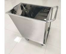รถเข็นสแตนเลสทึบ4ด้าน ด้านหน้ายื่นไว้ยกเท ขนาด  960*660*900mm เกรด 304 0