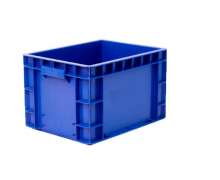 ลังพลาสติกแบบทึบ หนา No.9866 ขนาด 37.5 x 58 x 30.5 cm.