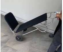 รถเข็นกระเป๋าสแตนเลส 2 ล้อ (ไทย)ท่อกลม25มิล ล้อลม 8นิ้ว Bellmans Hand truck cw-047-2  0