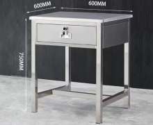 โต๊ะสแตนเลส 1 ลิ้นชัก เกรด304 ขนาด 60*60 สูง 75 ซม. 0