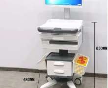 รถเข็นคอมพิวเตอร์ มอนิเตอร์ ABS ขนาด 480*520*900mm.