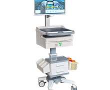 รถเข็นคอมพิวเตอร์ มอนิเตอร์ ABS ขนาด 480*520*900mm.