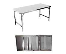 โต๊ะพับสแตนเลสเกรด304 ขนาด1000*800 สูง 910 mm