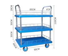 รถเข็น3 ชั้น พื้นพลาสติก ขนาด 60*90 สูง 110 ซม. 0