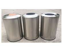 ถังขยะสแตนเลส 125 ลิตร ขนาด 60 สูว 86 ซม.