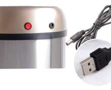 ถังขยะสแตนเลส AUTO มี SENSOR ระบบอัตโนมัติ 8 ลิตร  ขนาด 24 x 35 ซม.