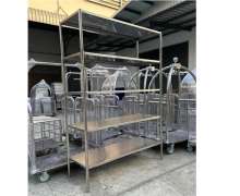 ชั้นวางของสแตนเลส 5 ชั้น เกรด304 หนา 1.2 มิล สั่งทำตามขนาดที่ต้องการได้ 0