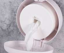กล่องใส่กระดาษจัมโบโรลแบบดึงกลางด้านหน้า (Center Pull) Jumbo Roll Bath Tissue Dispenser
