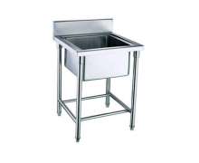 ซิงค์สแตนเลสขนาด 70X70X80mm. อ่างล้างจานสแตนเลส1หลุม Sink stainless เกรด304 หนา1.2มิล