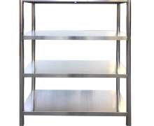 โต๊ะสแตนเลส4ชั้น เกรด304 ขนาด50×70×75 ซ.ม. 0