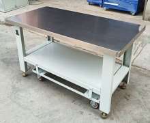 โต๊ะสแตนเลสขาฉิ่ง ขนาด  1500*750*800 mm. รับน้ำหนักได้ 1000 กก 0