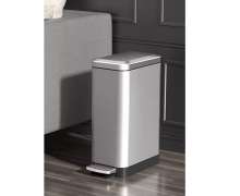 ถังขยะสแตนเลส 7.8 ลิตร พื้นที่แคบ ขนาด 14*29 สูง 30 ซม.