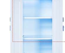 ตู้เก็บสารเคมี ชนิดกัดกร่อน วัสดุ PP