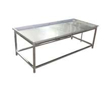 โต๊ะสแตนเลสมีขอบ4 ด้าน  สแตนเลส 304 0