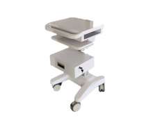 รถเข็นวางคอมพิวเตอร์ ในโรงพยาบาล  CA18Z116  ขนาด 500*500*850 mm ปรับสูงต่ำได้ 0