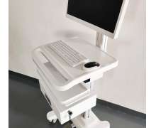 รถเข็นวางคอมพิวเตอร์ ในโรงพยาบาล  CA18Z116  ขนาด 500*500*850 mm ปรับสูงต่ำได้